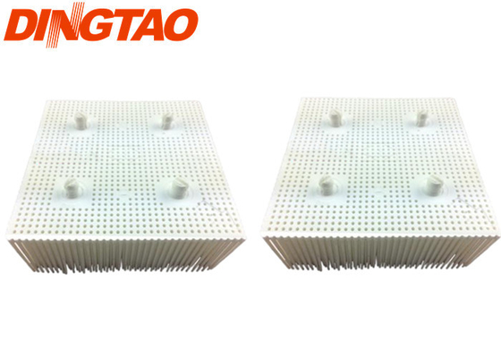 Para GT5250 S5200 Peças de corte Bristle 1,6' Poly - Pés redondos - Branco 92910002